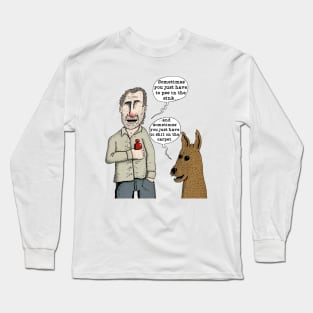 Bukoswki's dog Long Sleeve T-Shirt